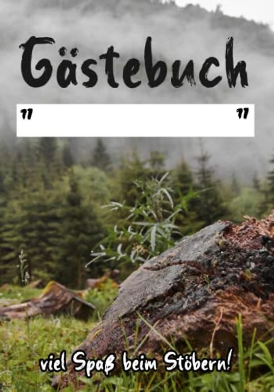 Gästebuch für Ferienhäuser im Harz: Harz Gästebuch zum Eintragen für Ferienhäuser und Ferienwohnungen im Harz