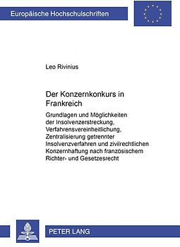 Der Konzernkonkurs in Frankreich