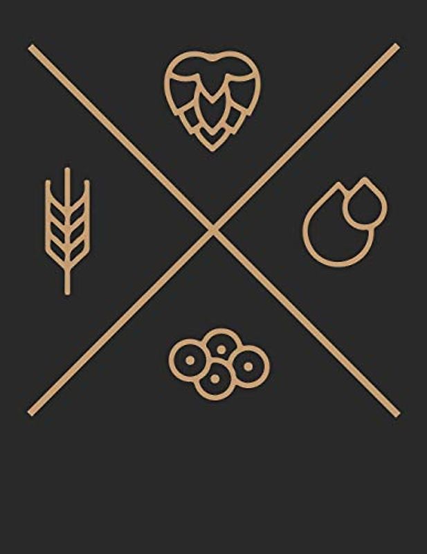 Bier Tasting Buch: Dein persönliches Verkostungsbuch zum selber ausfüllen ♦ für über 100 verschiedene Bier Sorten, Craft Beer, Pils, Pale Ale oder IPA ... A4+ Format ♦ Motiv: Bier Zutaten