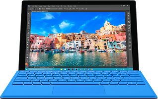 Microsoft Surface Pro 4 12,3" Intel Core i7 512GB SSD 16GB RAM [Wi-Fi, inkl. blauem Keyboard Dock, Surface Pro 4-Type Cover] silber