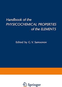 Handbook of the Physicochemical Properties of the Elements