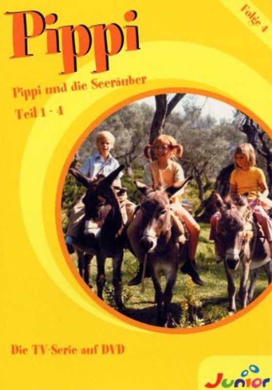 Pippi Langstrumpf - (4) Pippi und die Seeräuber Teil 1-4 DVD