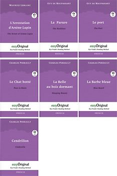 7 french books (books + audio-online)