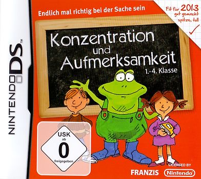 Konzentration und Aufmerksamkeit 1.-4. Klasse 2013 Nintendo DS