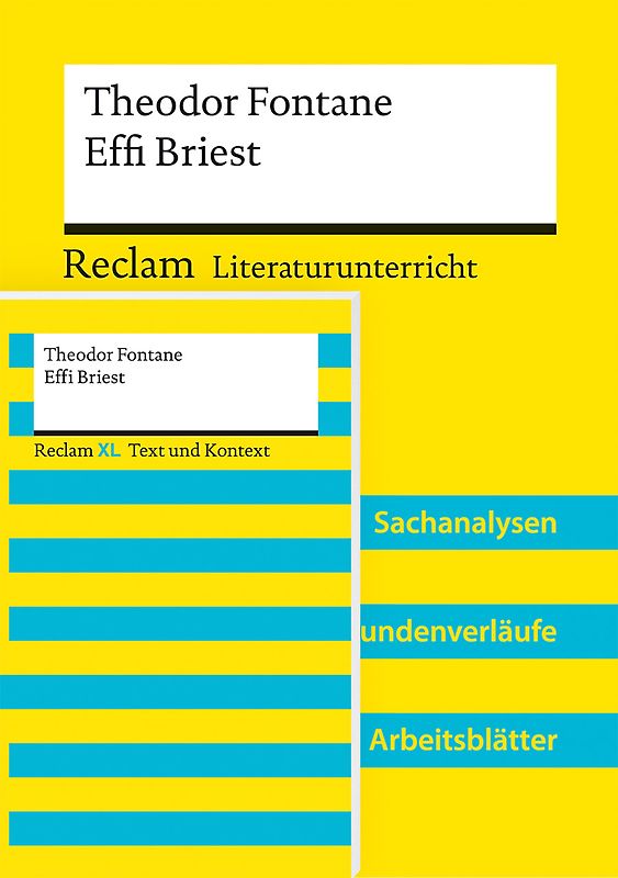 Lehrerpaket »Theodor Fontane: Effi Briest«: Textausgabe und Lehrerband