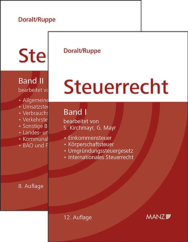 Paket Steuerrecht Band I 12. Aufl. + Band II 8. Aufl. (gebunden)