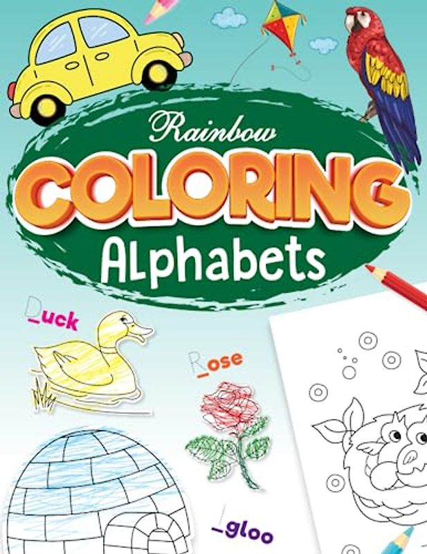 Rainbow Coloring: My First Alphabets