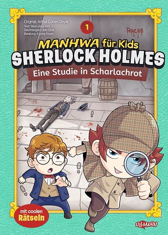 Manhwa für Kids: Sherlock Holmes (Band 1) - Eine Studie in Scharlachrot