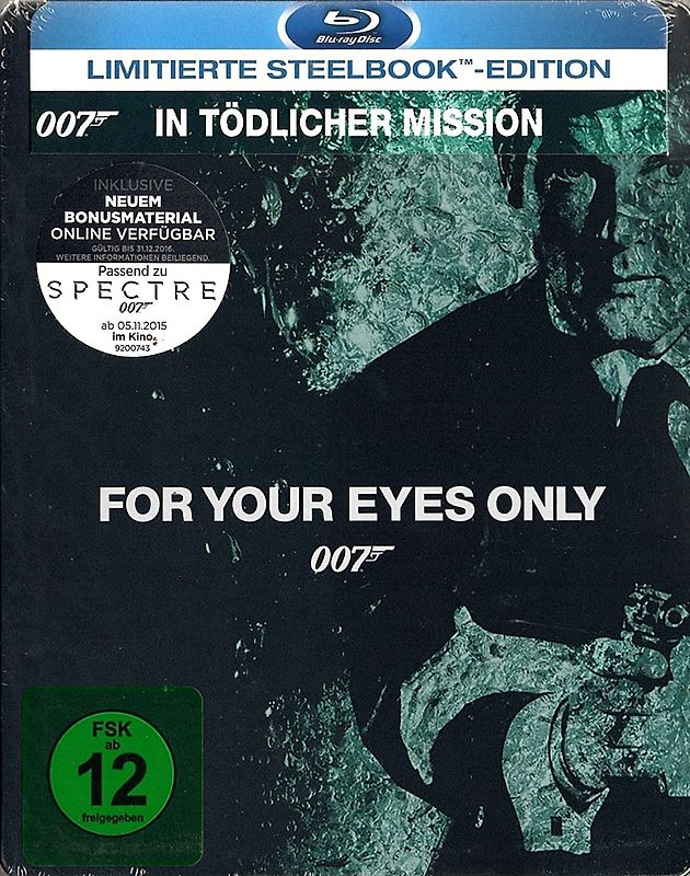 James Bond 007 - In tödlicher Mission [Limited Edition, Steelbook] Blu-ray Disc