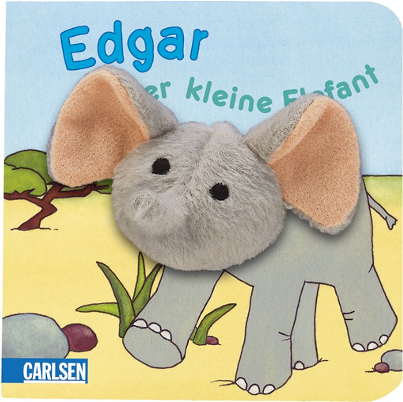 Fingerpuppen-Bücher: Edgar, der kleine Elefant