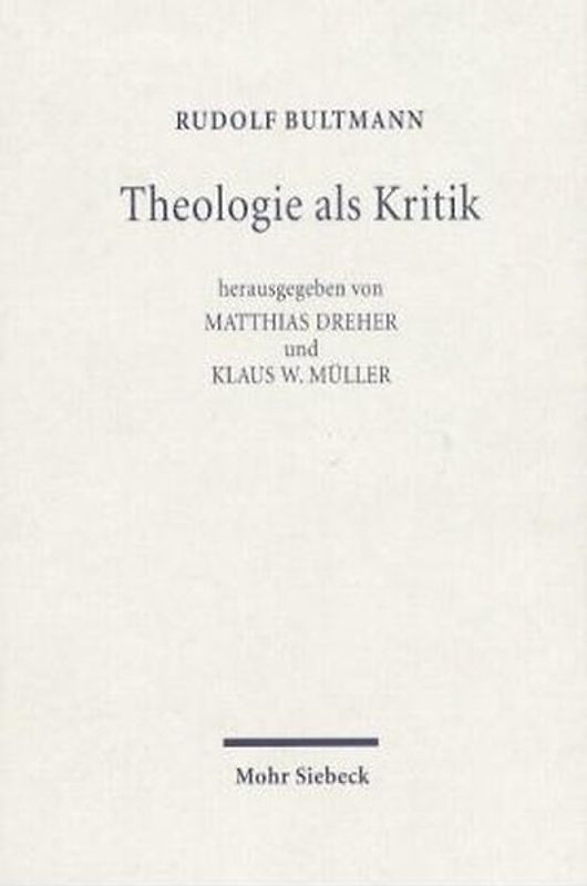 Theologie als Kritik