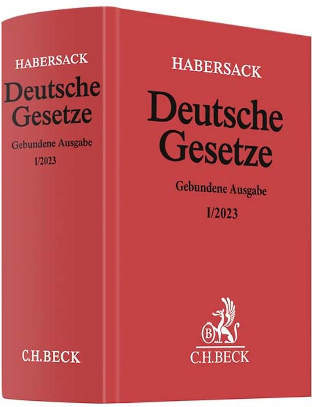 Deutsche Gesetze Gebundene Ausgabe I/2023