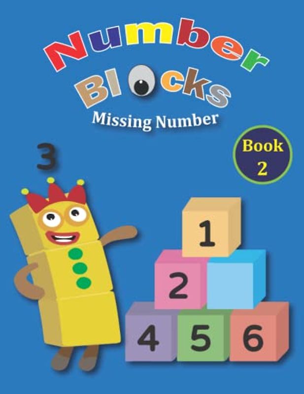 Number Blocks Missing Number (Book 2): Math activity book for kids age 7-12, number tracing book for kids, activity books for kids ages 4-8 shape tracing