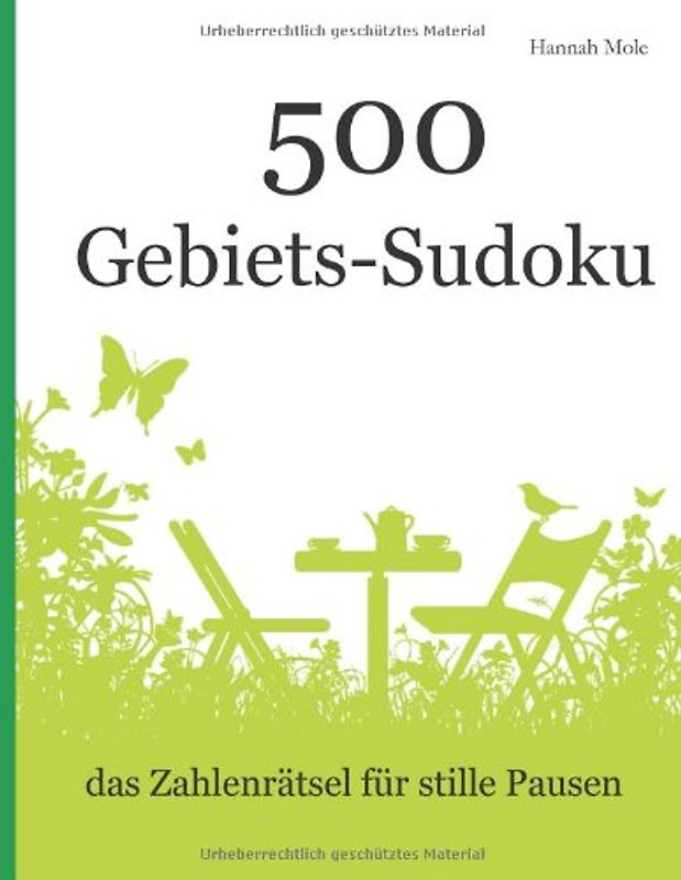 500 Gebiets-Sudoku: das Zahlenrätsel für stille Pausen