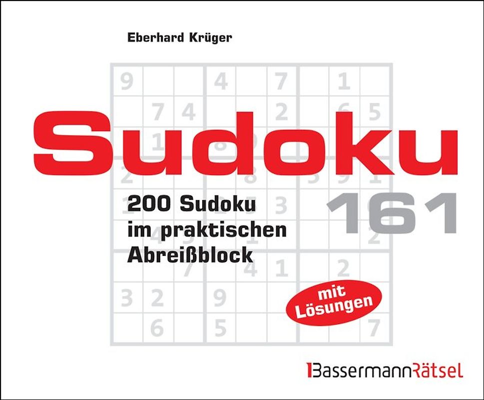 Sudoku Block 161 (5 Exemplare à 2,99 €)