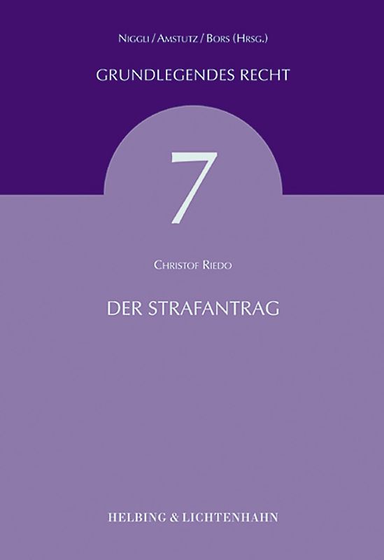 Der Strafantrag