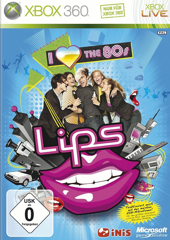 Lips: I Love the 80s Xbox 360