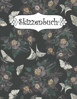 Skizzenbuch: Motte Zeichenbuch Sketchbook Blanko Heft | Perfekt als Zeichenheft, Sketchbook, Schreiben, Malen .