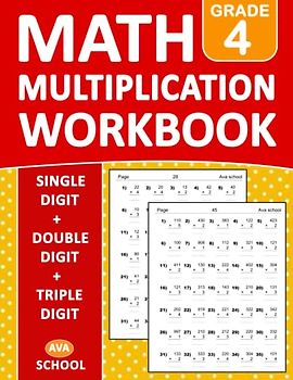 Math Drills Multiplication Practice Workbook For 4th Grade With More 2000 Exercises With Answers: 4th Grade Math Multiplication Workbook With Daily ... 9-10 | Multiplication Worksheets for Grade 4