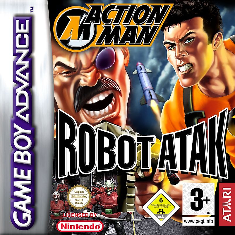 Action Man Robot Attack Nintendo Game Boy Advance