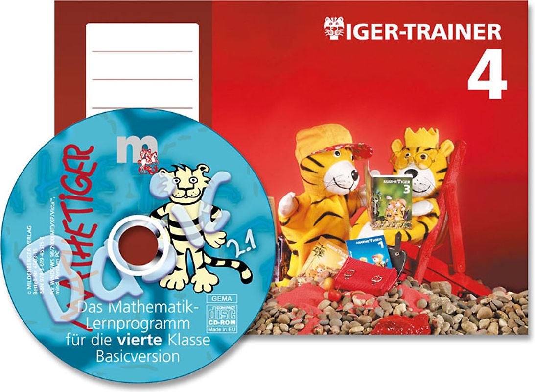 Tiger-Trainer 4 – Arbeitsheft mit CD-ROM Mathetiger Basic 4