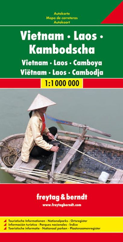 Vietnam - Laos - Kambodscha. 1:1 Mill.