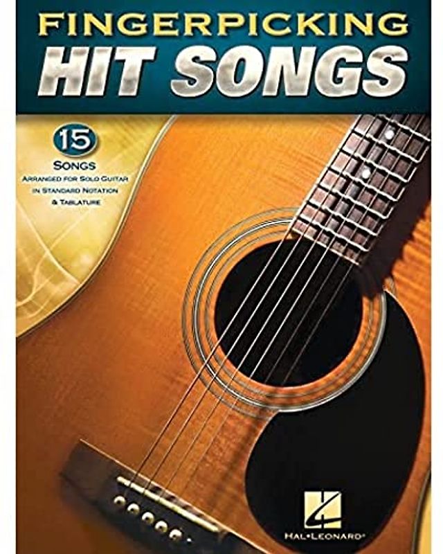 Fingerpicking Hit Songs: Noten, Sammelband für Gitarre