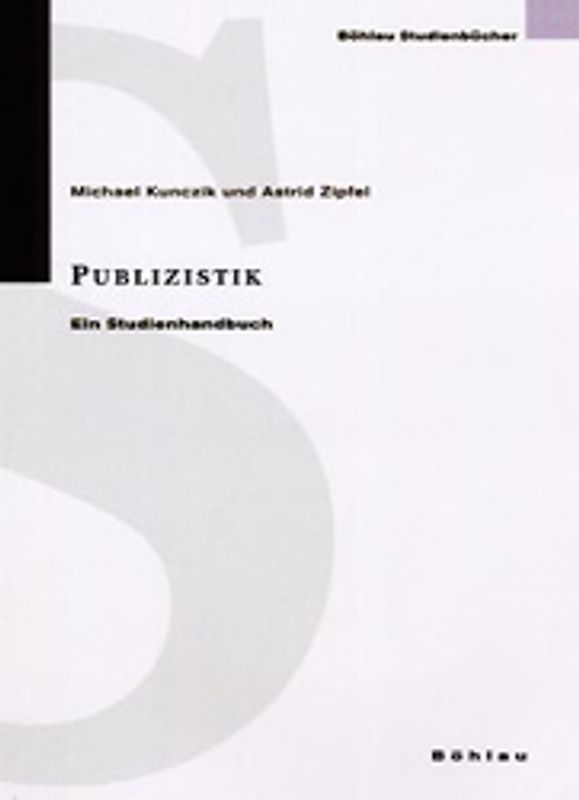 Publizistik. Ein Studienhandbuch