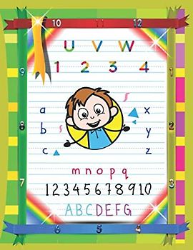 Book for Kids 4-5 Years Old: Blank writing ABC books for kids. How to learning activities pre kindergarten. Practice writing for pre kindergarten ... for kindergarten.Letter Tracing, Band 355)