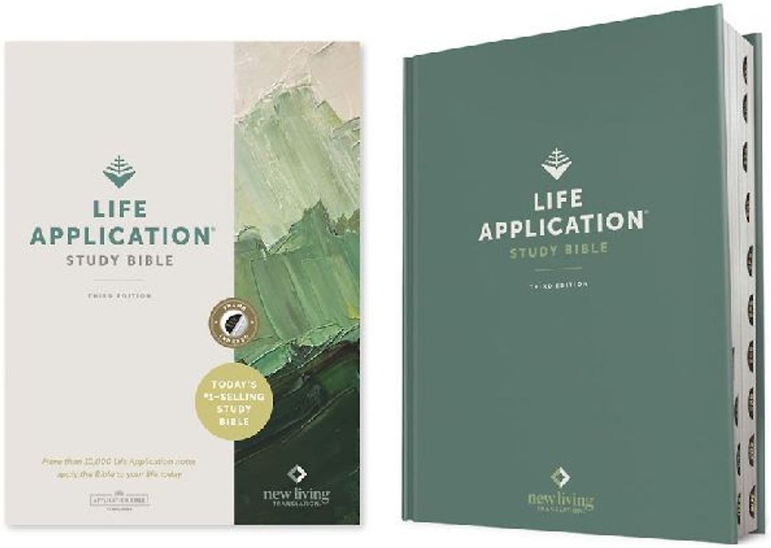 NLT Life Application Study Bible, Third Edition (Red Letter, Hardcover, Indexed)