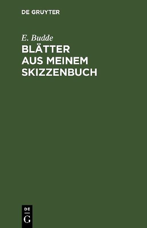 Blätter aus meinem Skizzenbuch