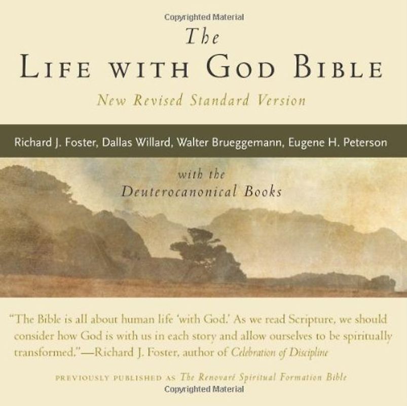 The Life with God Bible NRSV (Compact, Ital Leath, Brown): with the Deuterocanonical Books - Renovare