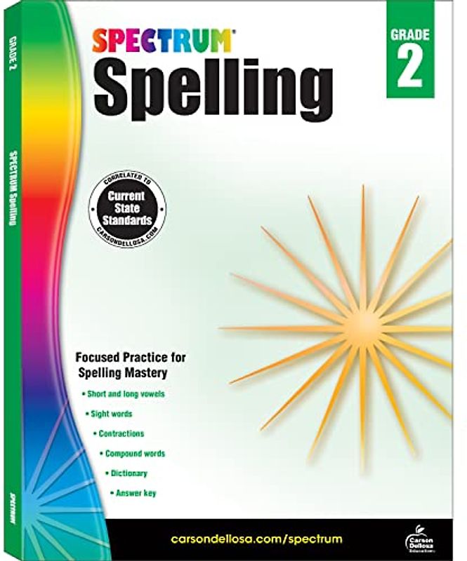 Spectrum Spelling, Grade 2