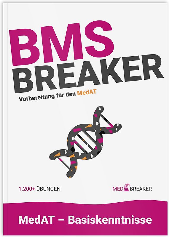 MedAT 1.300+ BMS-Fragen: Biologie, Chemie, Physik, Mathematik, Medizin-Aufnahmetest |