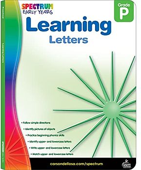 Learning Letters, Grade Pk (Spectrum Early Years)