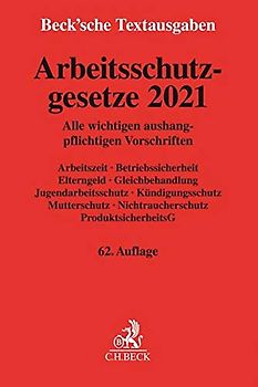 Arbeitsschutzgesetze 2021