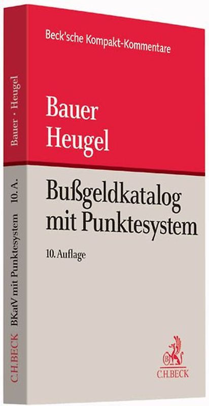 Bußgeldkatalog mit Punktesystem