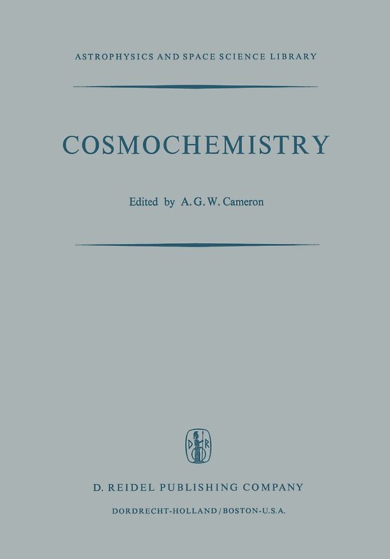 Cosmochemistry