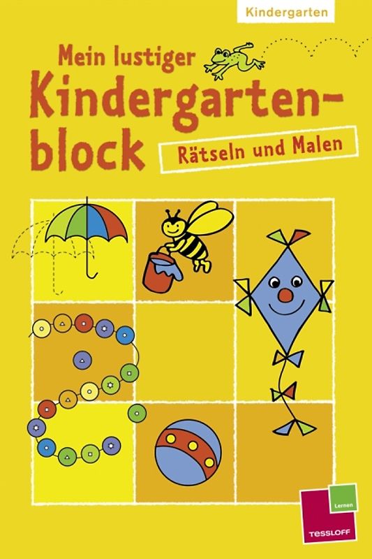 Mein lustiger Kindergartenblock - Rätseln und Malen