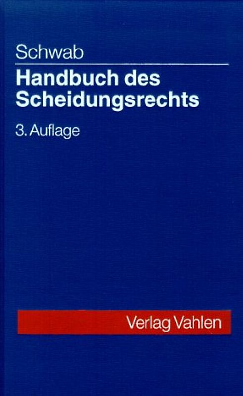 Handbuch des Scheidungsrechts