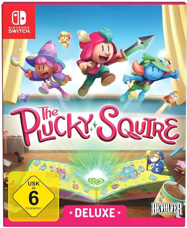 The Plucky Squire - Der kühne Knappe [Deluxe Edition, inkl. Softcover-Artbook, Soundtrack, Sammlerbox] Nintendo Switch