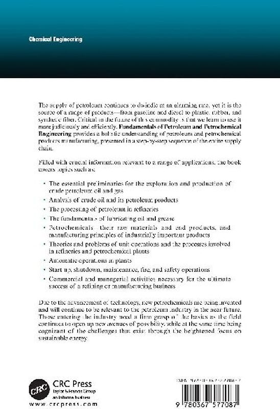 Fundamentals of Petroleum and Petrochemical Engineering