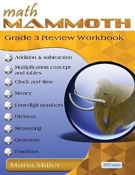 Math Mammoth Grade 3 Review Workbook