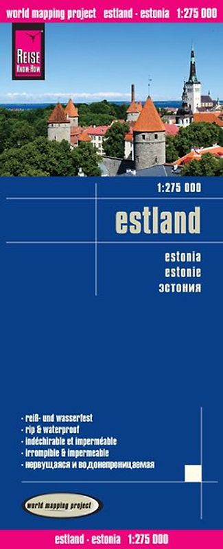 Reise Know-How Landkarte Estland / Estonia (1:275.000)