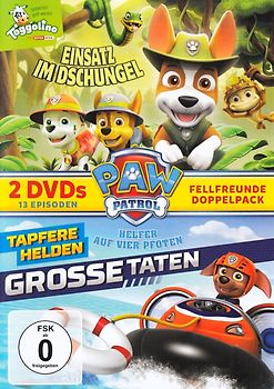 Paw Patrol - Einsatz im Dschungel / Paw Patrol - Tapfere Helden, große Taten [2 DVDs] DVD