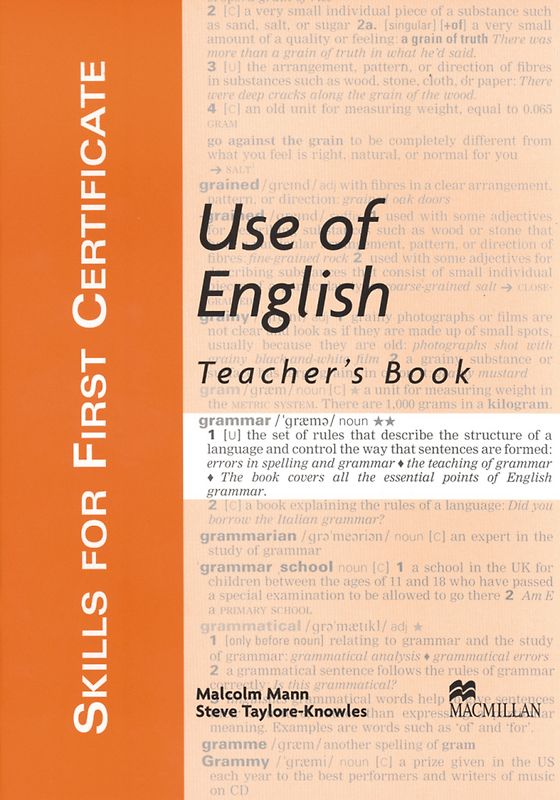 Skills For First Certificate Use of English