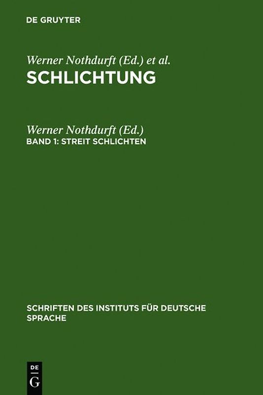 Schlichtung / Streit schlichten