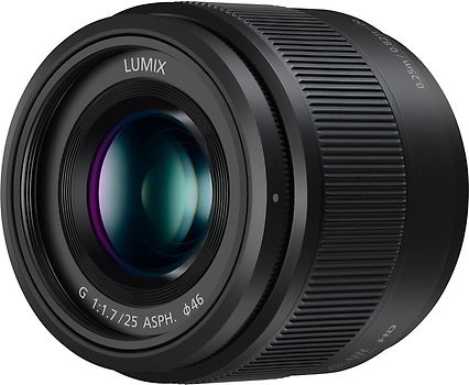 Panasonic Lumix G 25 mm F1.7 46 mm Objetivo (Montura Micro Four Thirds) negro