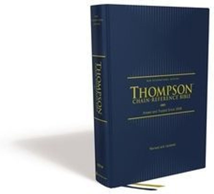 Niv, Thompson Chain-Reference Bible, Hardcover, Navy, Red Letter, Comfort Print