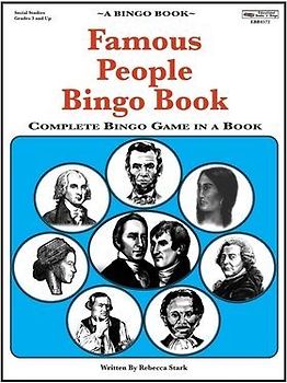 Famous People Bingo Book: Complete Bingo Game In A Book